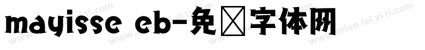 mayisse eb字体转换